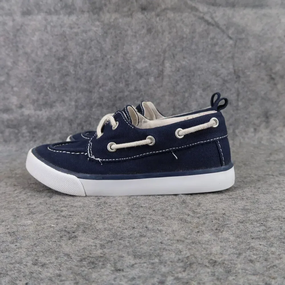 Gymboree Shoes Kids 11 Boat Sneaker Casual Lifestyle Active Fabric Blue Toddler